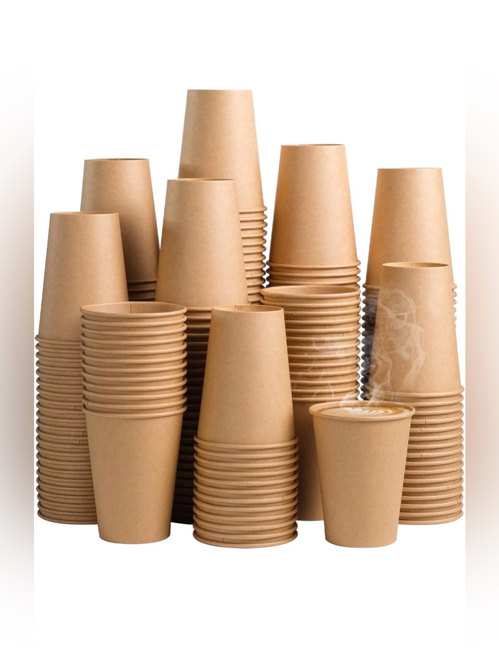 360 Pack 8 oz Paper Hot Cold Cups Heavy Duty Disposable Drink Cups Coffee Party
